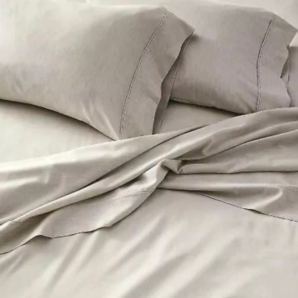 4pc Queen Mélange Dyed Sheet Set Gray - Hearth & Hand with Magnolia BRAND NEW